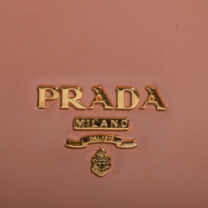 Prada Spazzolato Leather NM Pochette Nudo 9 of 10