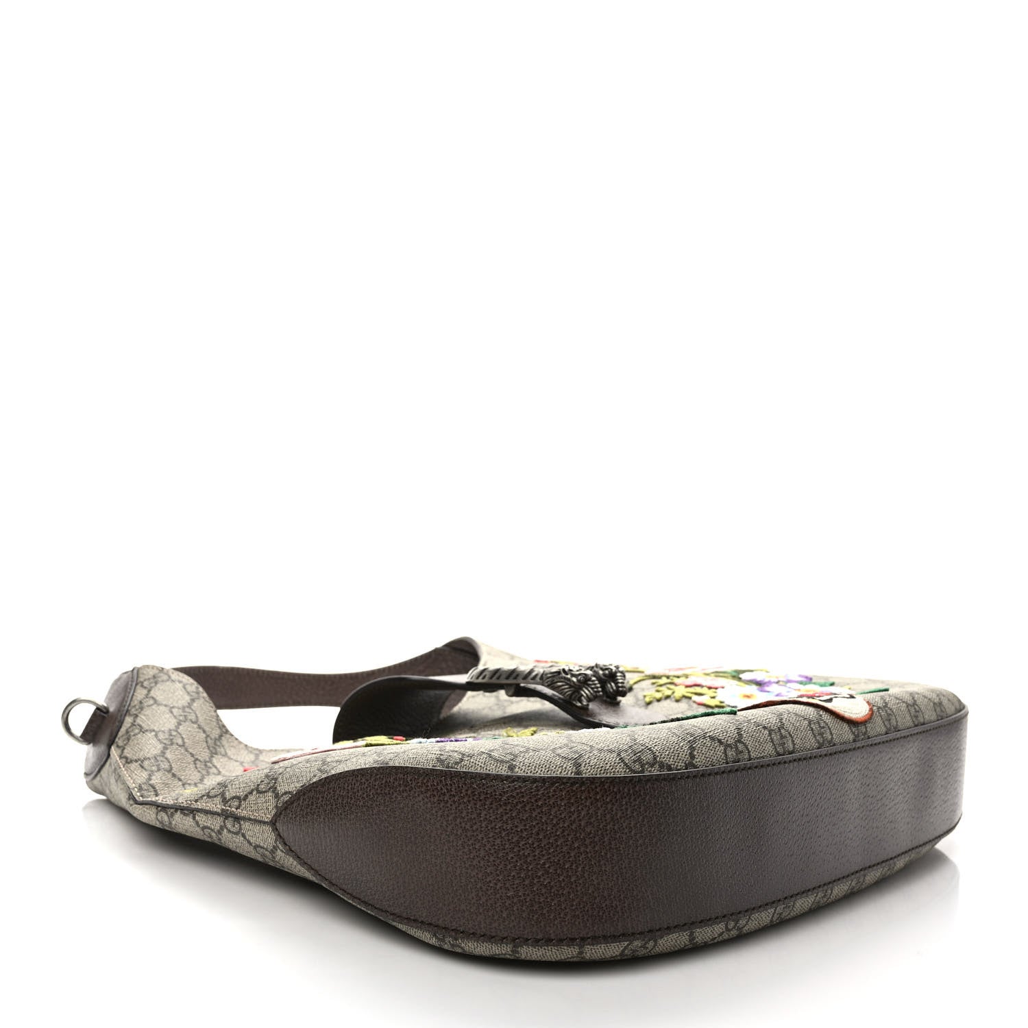 Gucci GG Supreme Monogram Web Embroidered Medium Dionysus Hobo Beige New Acero Multicolor 4 of 9