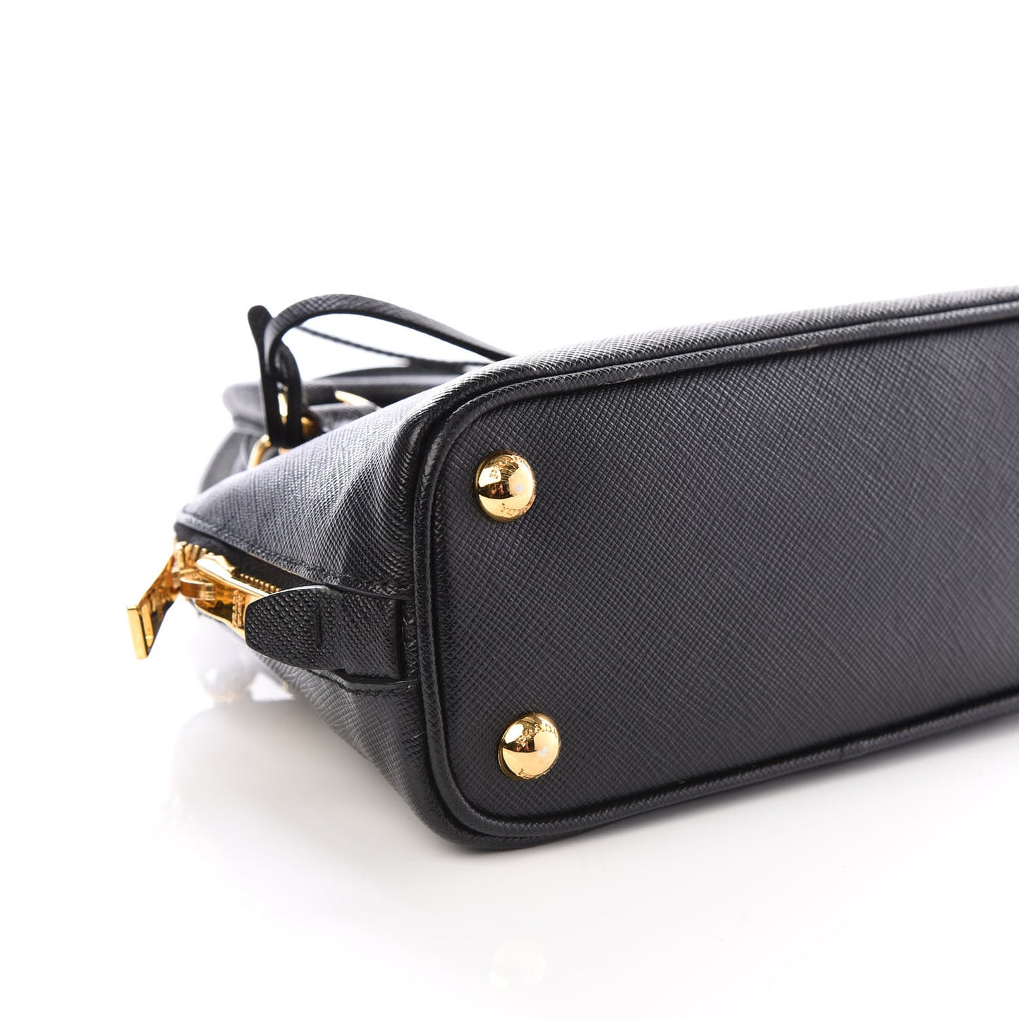 Saffiano Lux Mini Promenade Tote Black