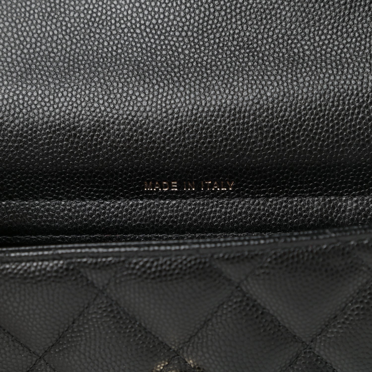 Chanel Caviar Quilted Flap Phone Holder With Chain Black 7 of 13