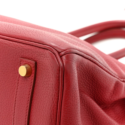 Hermes Togo BIRKIN 35 Rouge Grenat 15 of 22