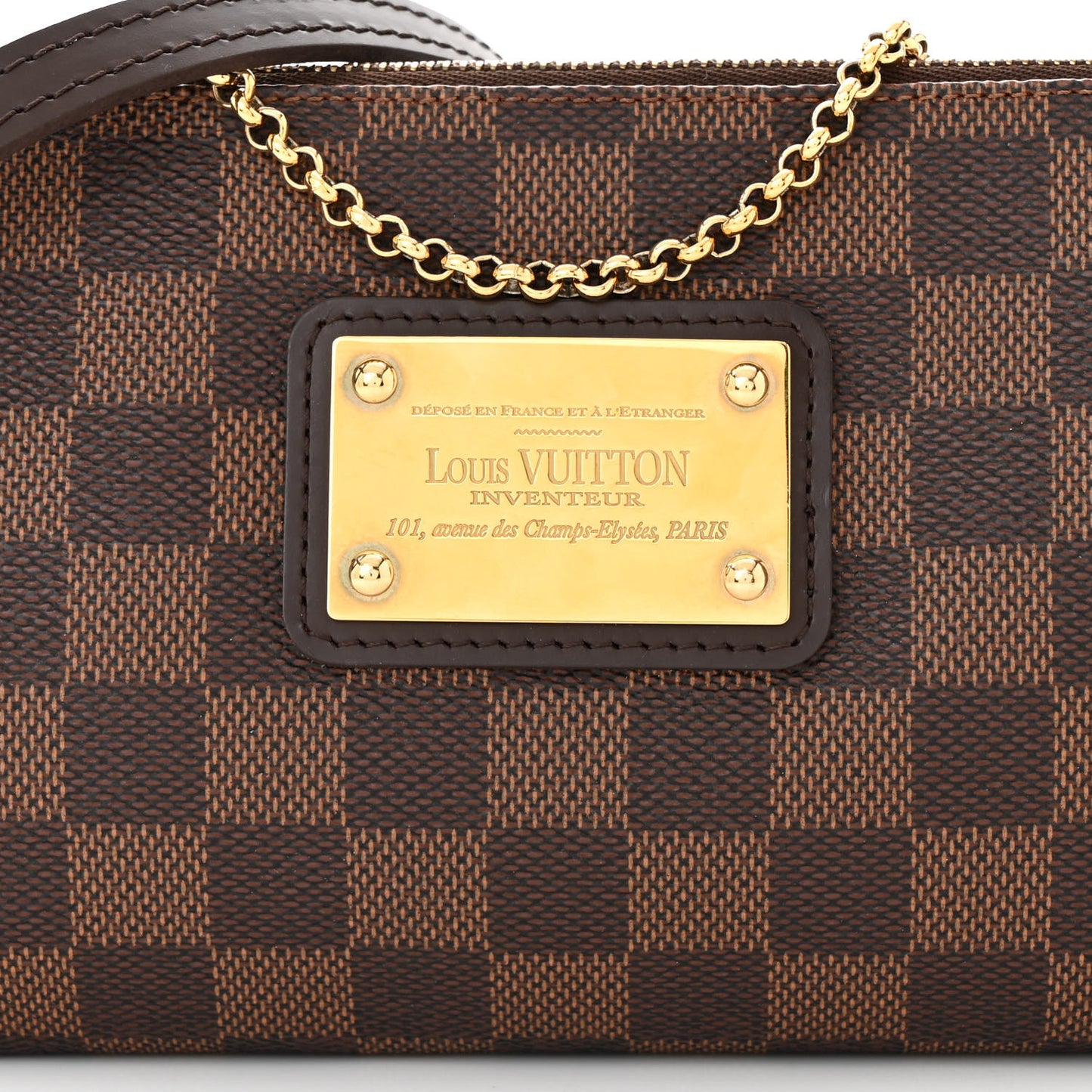 Damier Ebene Eva Clutch