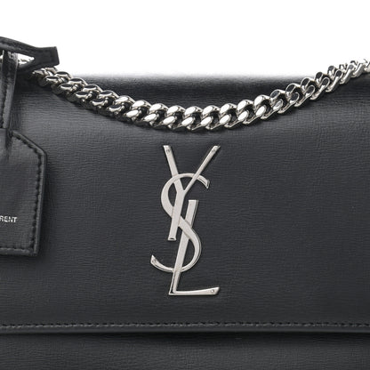 Saint Laurent Calfskin Large Monogram Sunset Black 8 of 13
