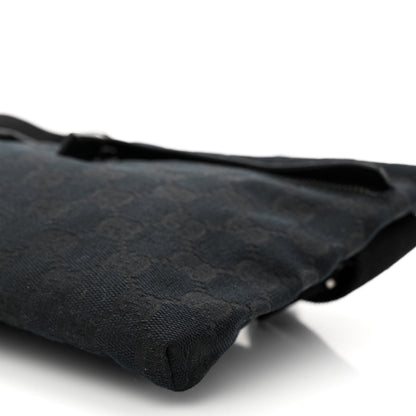 Gucci GG Monogram Web Double Pocket Belt Bag Black 12 of 12