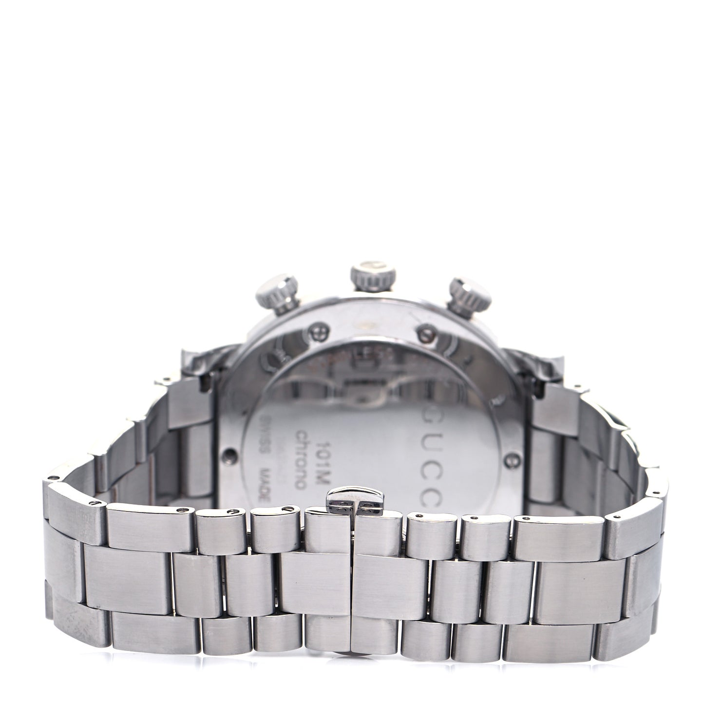 Stainless Steel Diamond Bezel 44mm G-Chrono Quartz Watch Pink