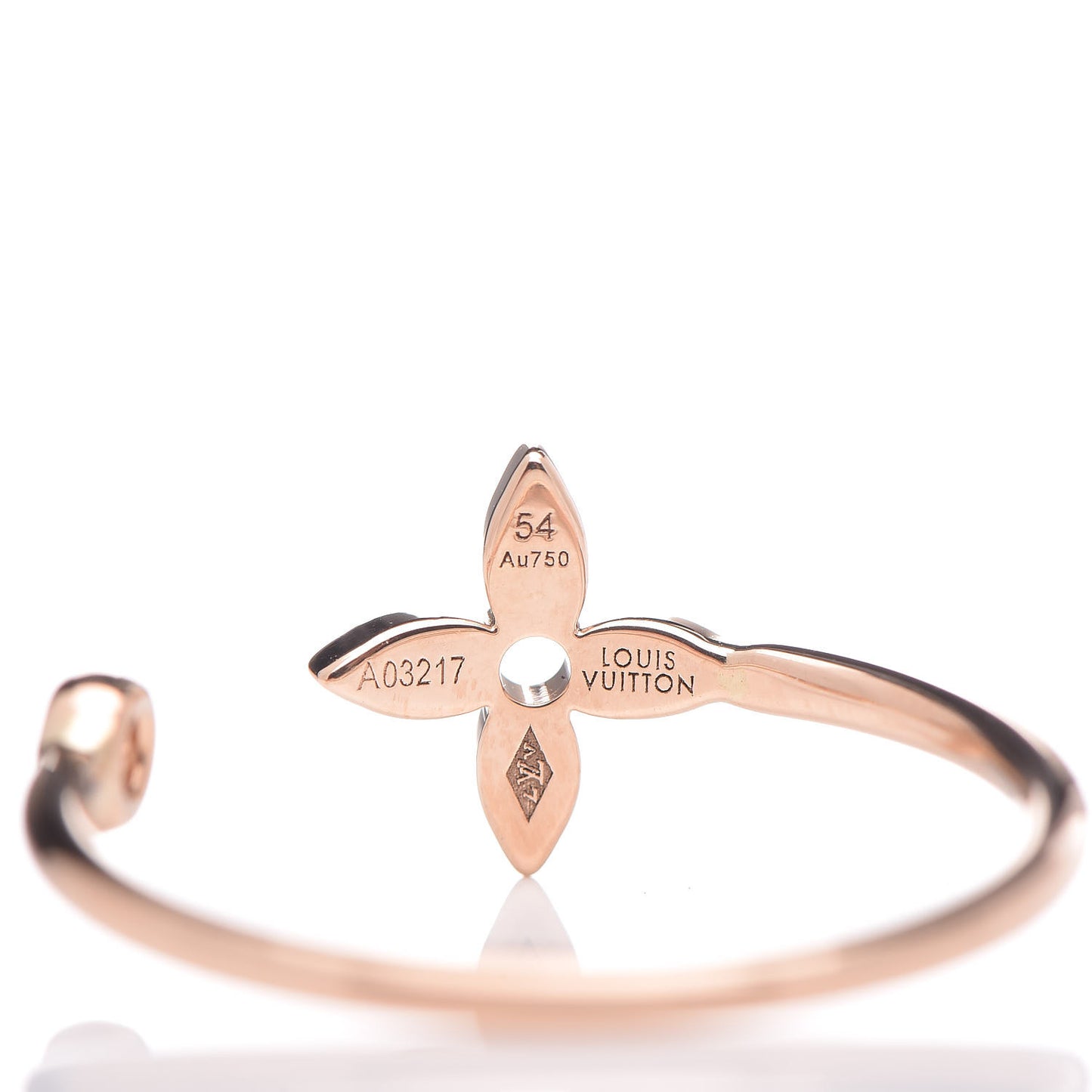 18K Yellow White Pink Gold Diamond Idylle Blossom Ring 3 Set 54 7