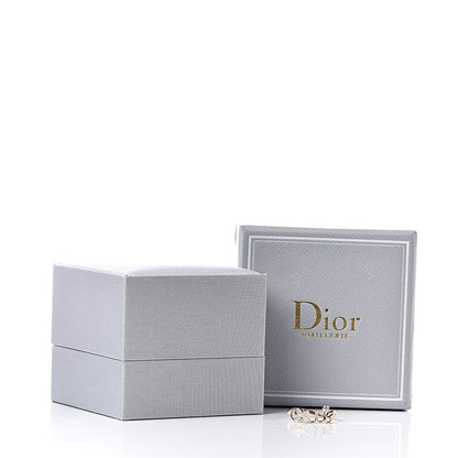Christian Dior 18K Rose Gold Diamond Oui Ring 54 7 6 of 6
