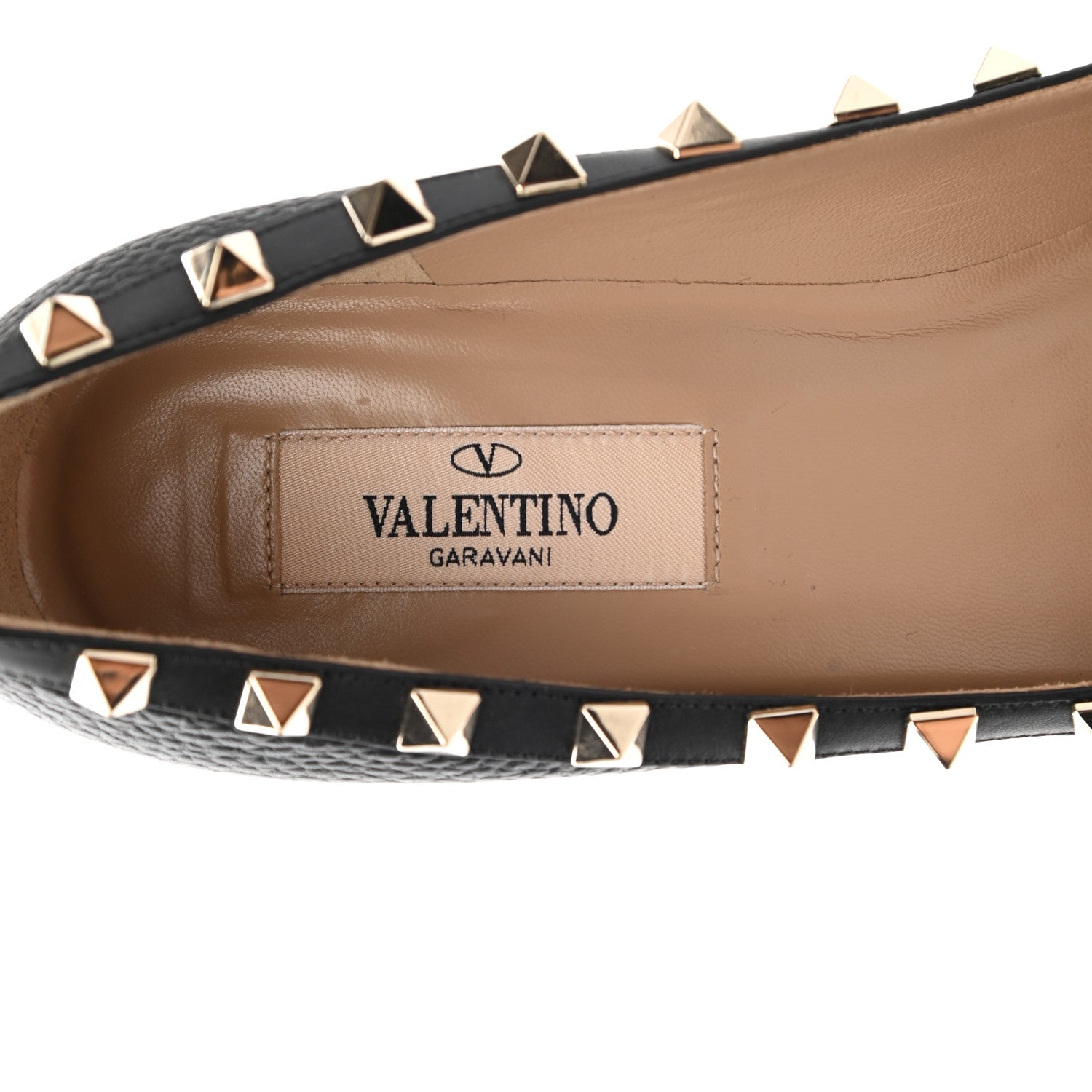 Valentino Garavani Pebbled Calfskin Rockstud 85mm Pumps 36.5 Black 7 of 9