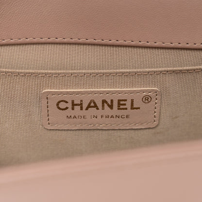 Chanel Lambskin Quilted Medium Boy Flap Beige 6 of 13