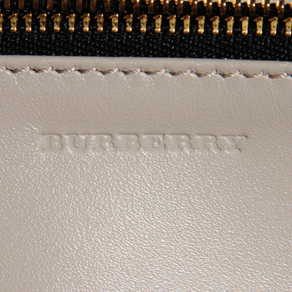 Burberry Signature Grain Madison Small Clutch Bag With Chain Stone White 6 of 6
