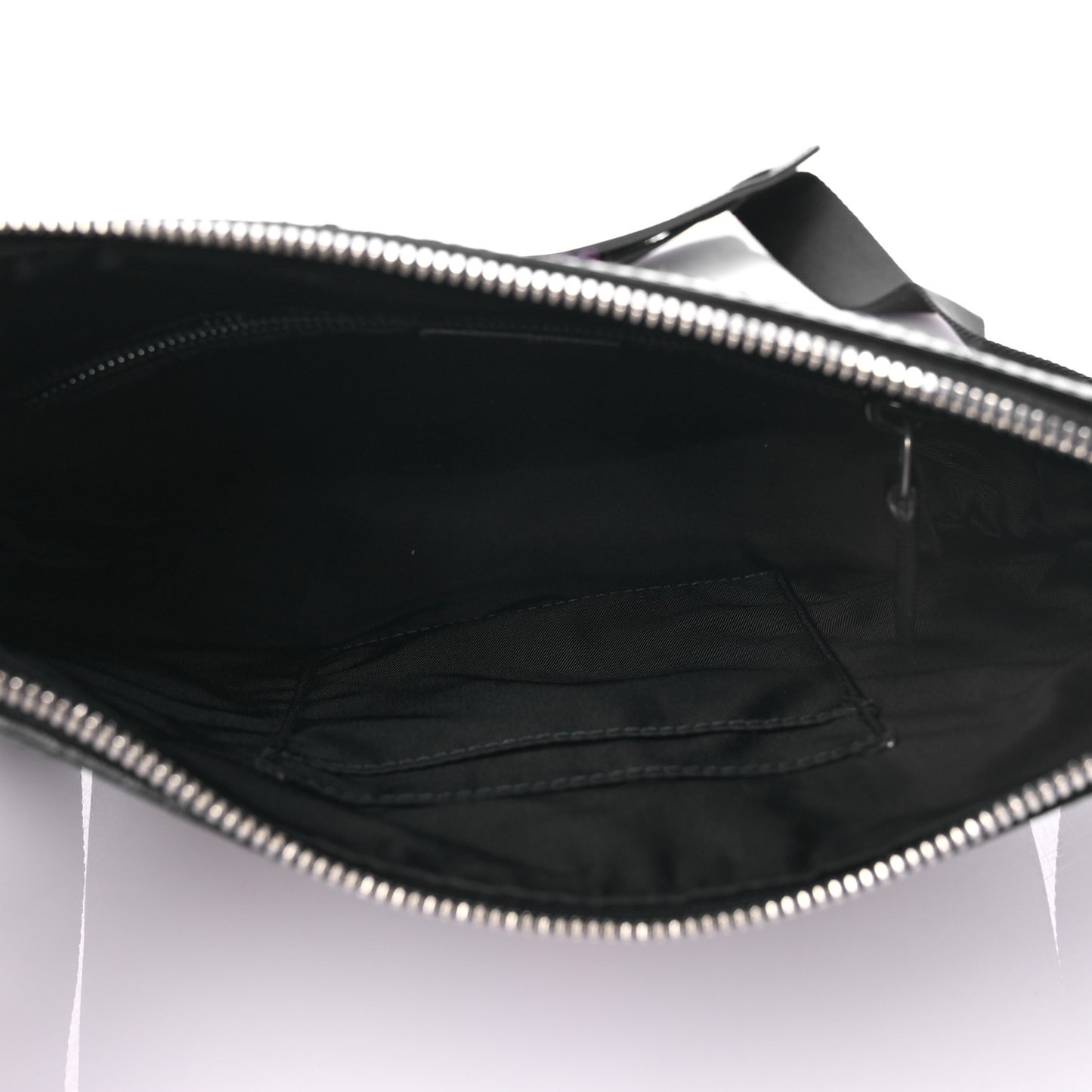 GG Supreme Monogram Web Messenger Bag Black
