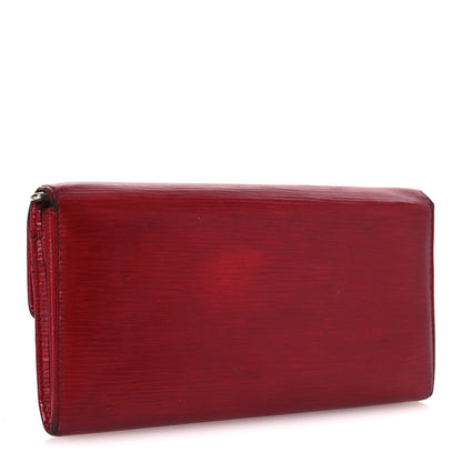 Louis Vuitton Epi Sarah Wallet Castillan Red 3 of 11
