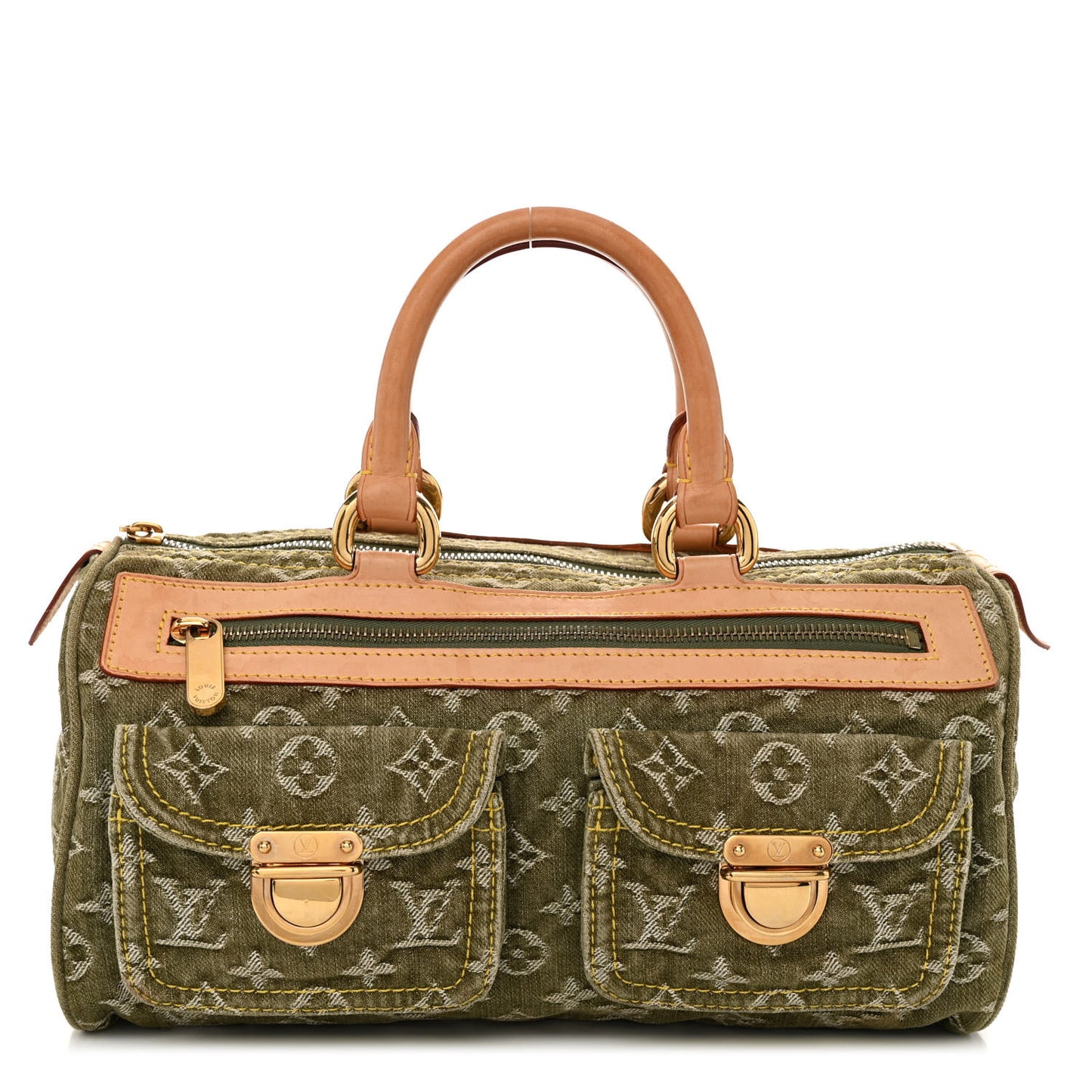 Monogram Denim Neo Speedy Lichen
