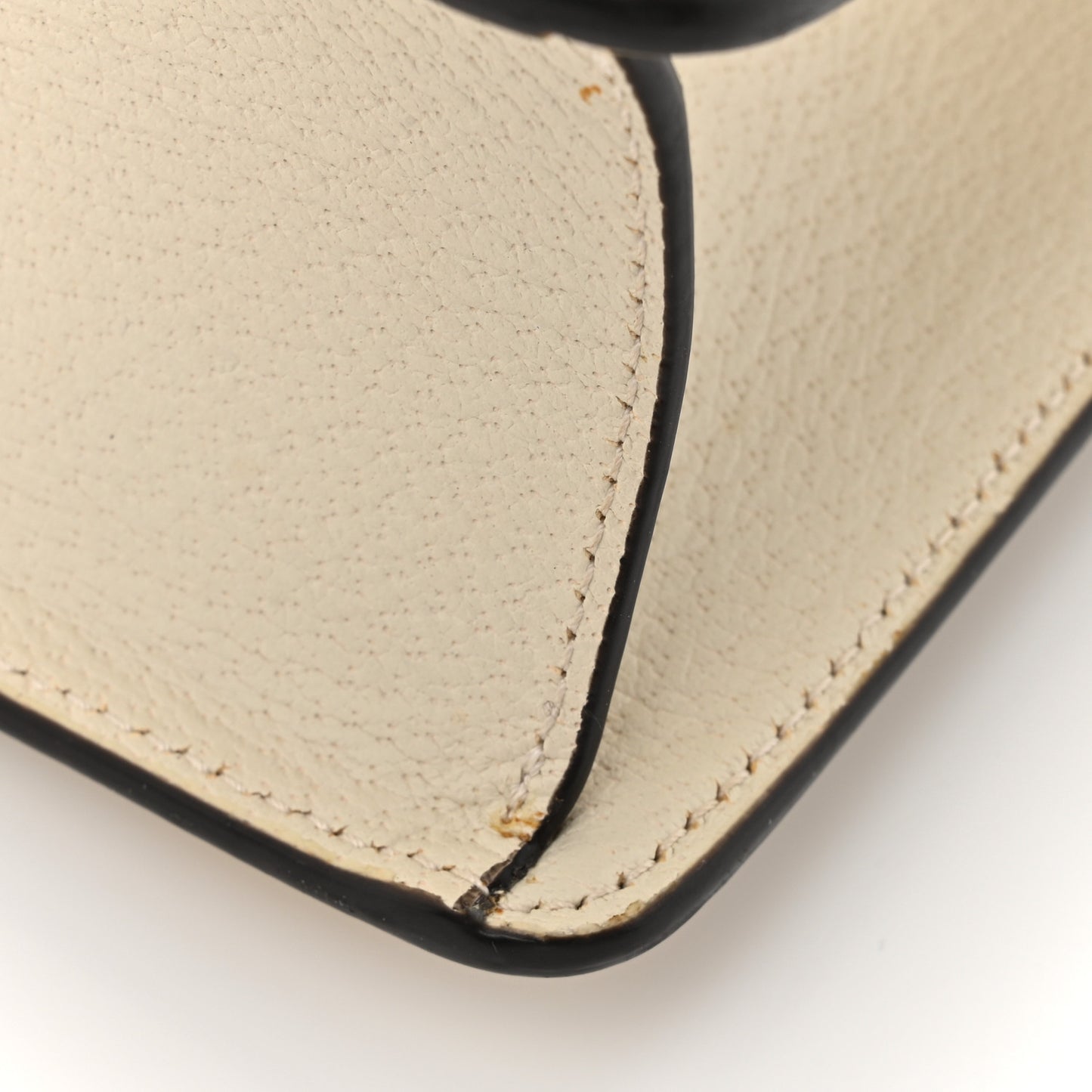 Textured Calfskin Bee Star Print Small Sylvie Shoulder Bag Mystic White
