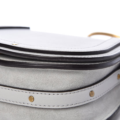 Chloe Calfskin Suede Small Nile Bracelet Bag Airy Grey 12 of 12