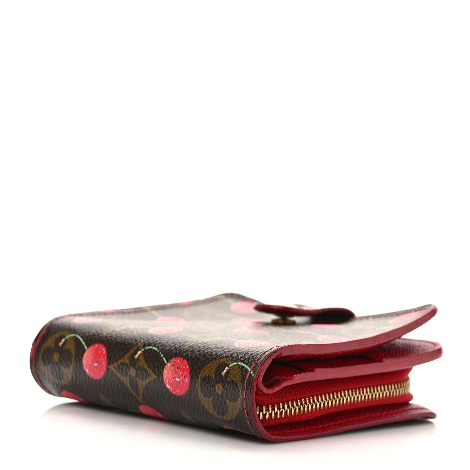 Louis Vuitton Monogram Cerises Compact Zippe Wallet 4 of 6