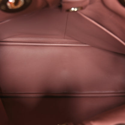 Christian Dior Smooth Calfskin Large Diorissimo Tote Orange 6 of 14