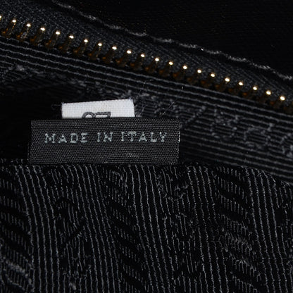 Prada Saffiano Lux Large Top Handle Open Tote Nero Black 11 of 11