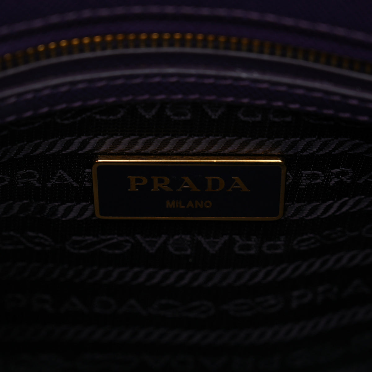 Saffiano Lux Small Promenade Tote Bluette Viola