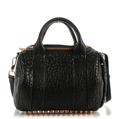 Alexander Wang Pebbled Lambskin Rockie Black Rose Gold Hardware 1 of 6