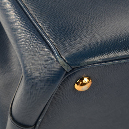 Prada Saffiano Medium Galleria Double Zip Tote Bleuette 20 of 26