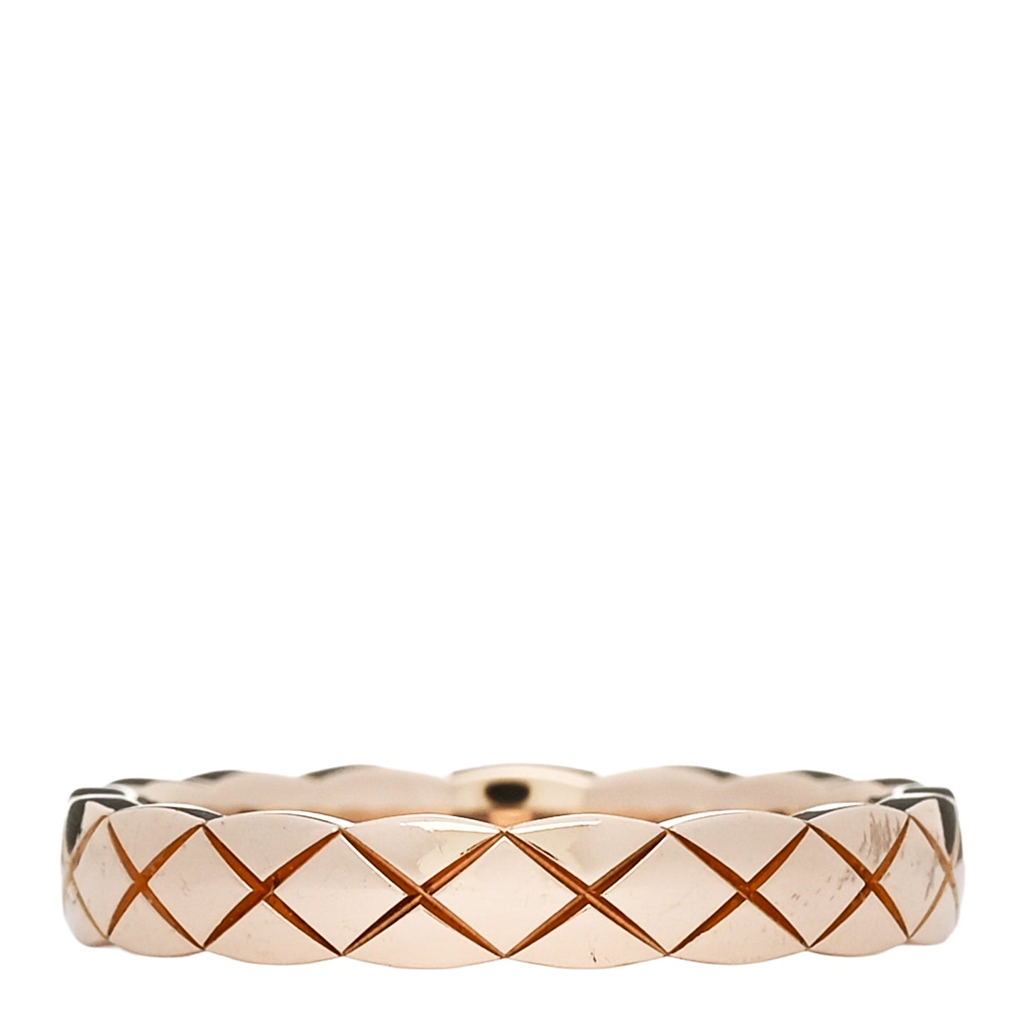 18K Beige Gold Mini Coco Crush Ring 50 5.25