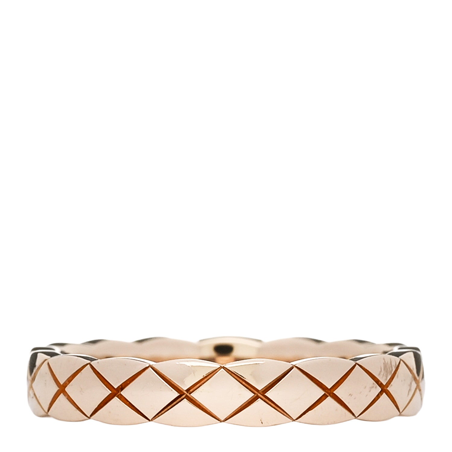 Chanel 18K Beige Gold Mini Coco Crush Ring 50 5.25 3 of 4