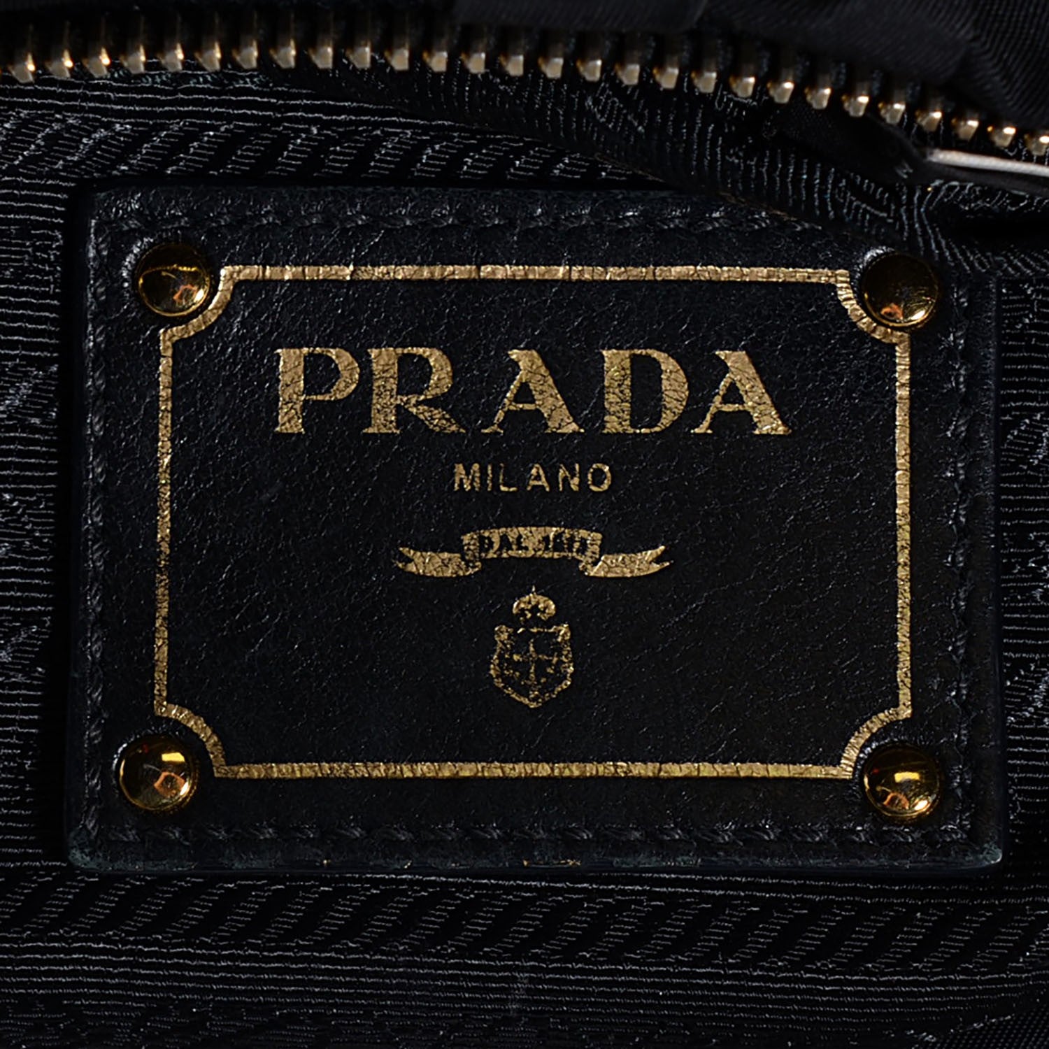 Prada Tessuto Nylon Gaufre Tote Nero Black 6 of 11