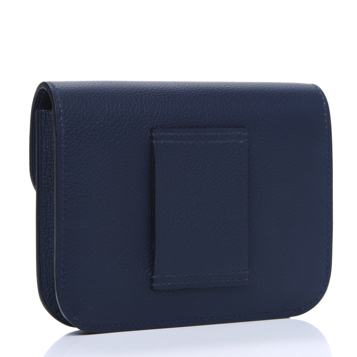 Hermes Evercolor Constance Slim Wallet Bleu Nuit 3 of 6