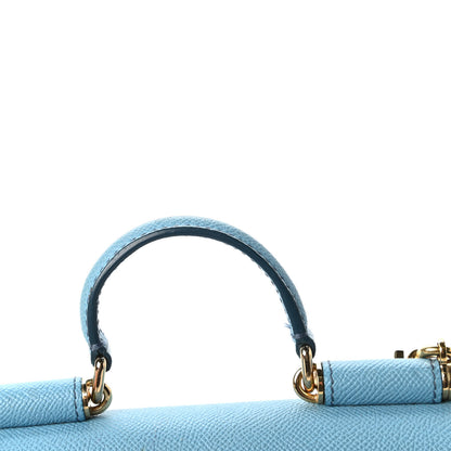 Dolce & Gabbana Dauphine Mini Miss Sicily Satchel Blue 10 of 12