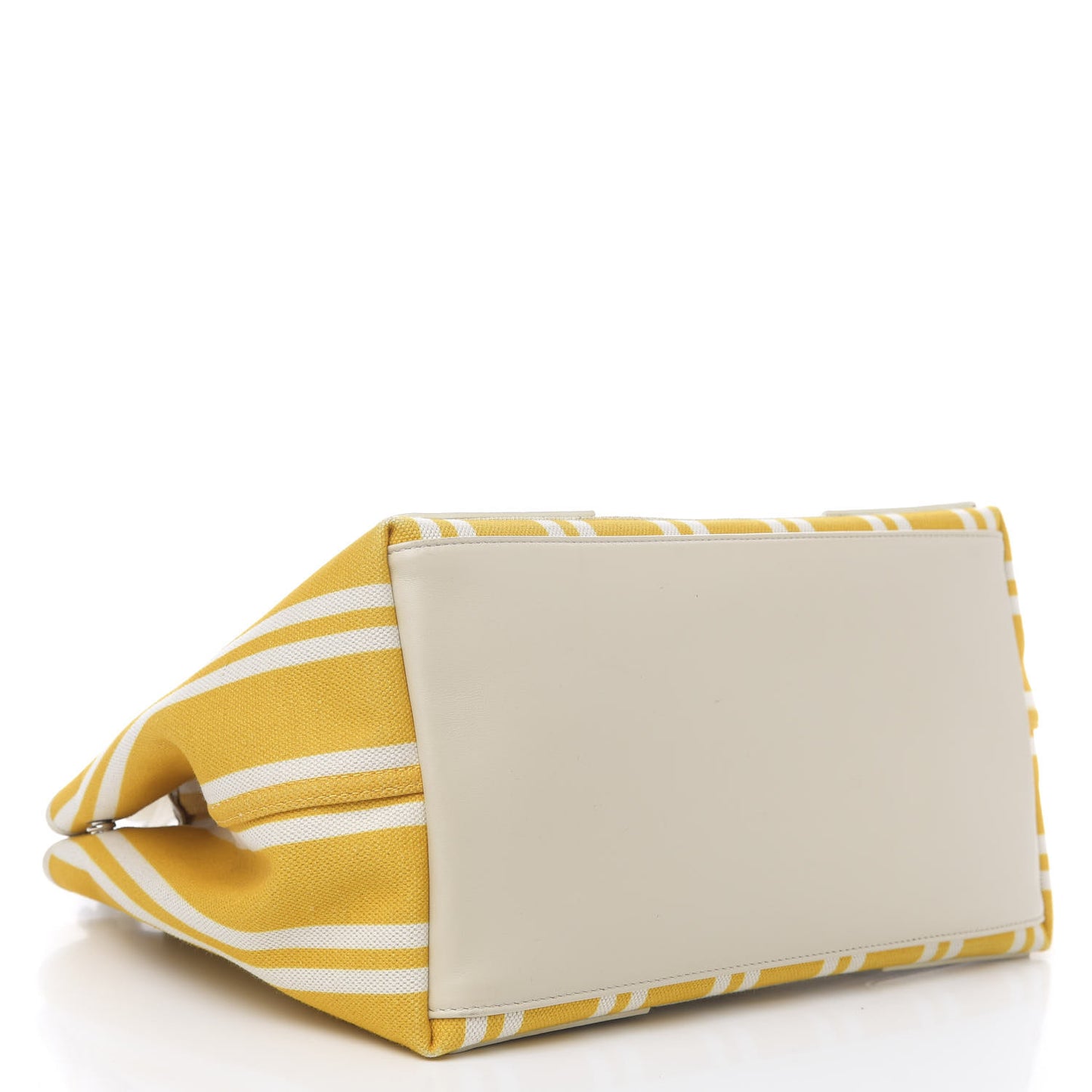 Canvas S Navy Cabas Yellow
