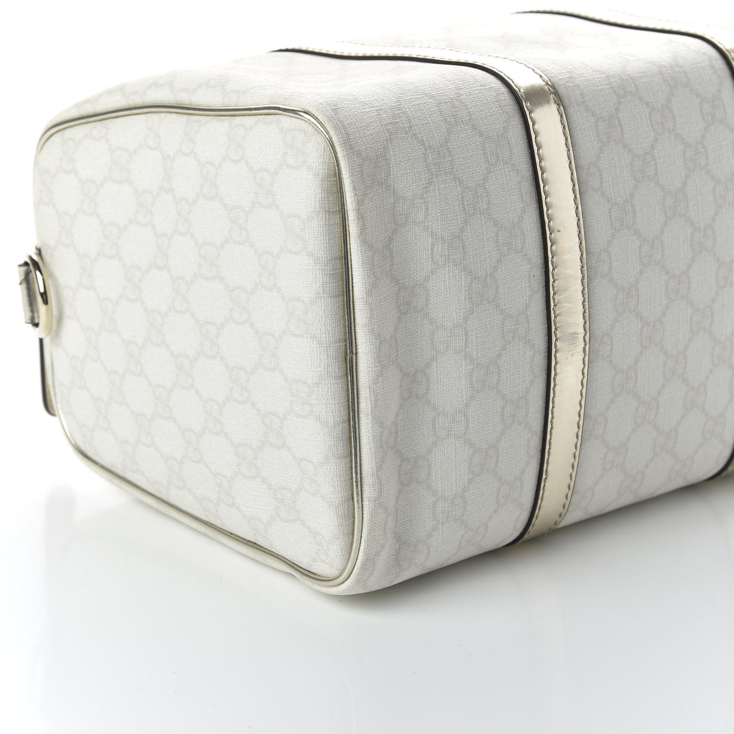 GG Plus Monogram Medium Joy Boston Metallic