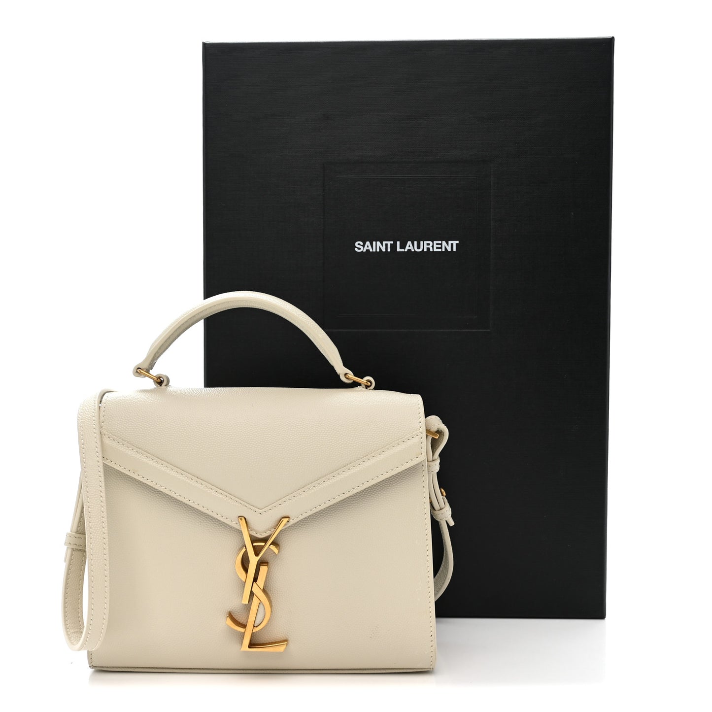 Grain de Poudre Mini Classic Monogram Cassandra Top Handle Crema Soft