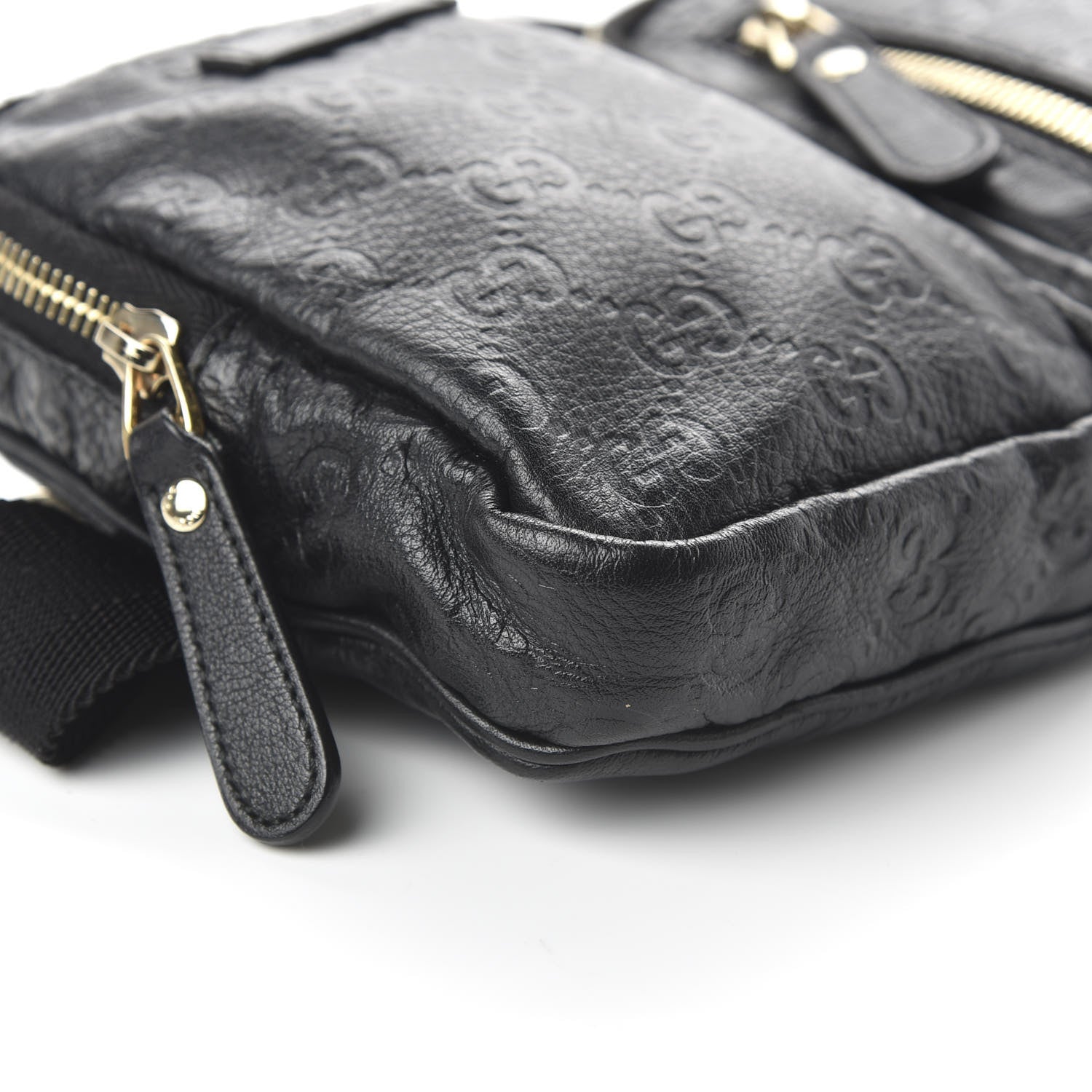 Gucci Guccissima Belt Bag Black 6 of 10