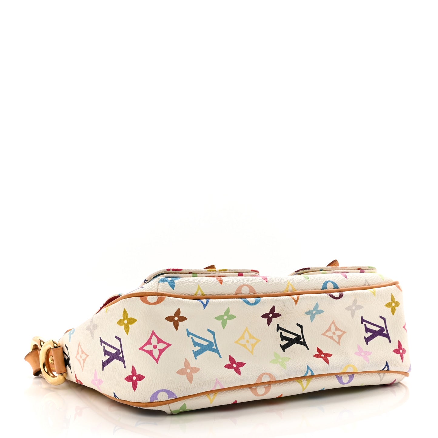 LOUIS VUITTON Monogram Multicolor Lodge PM White