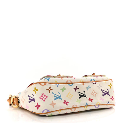 Louis Vuitton LOUIS VUITTON Monogram Multicolor Lodge PM White 4 of 11