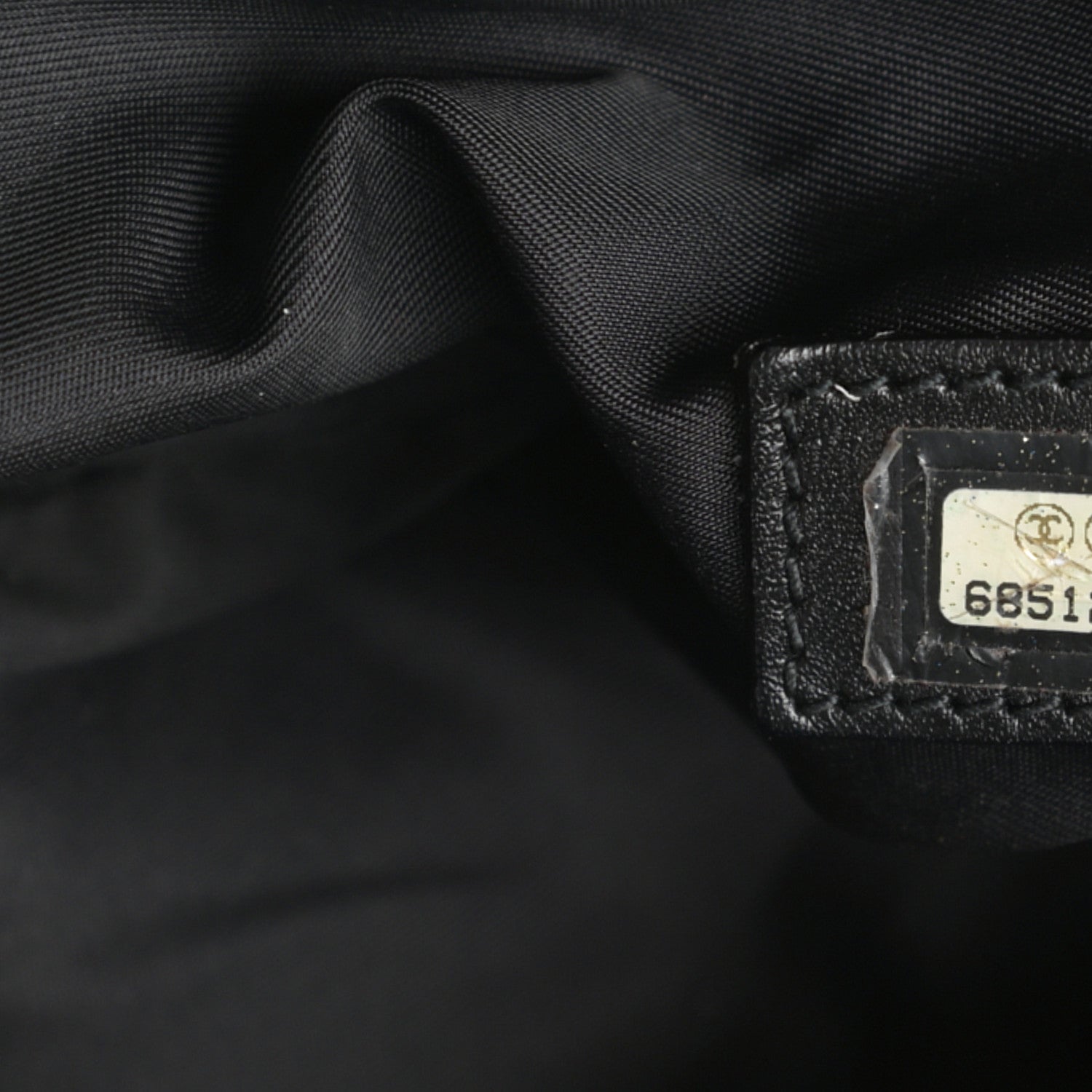Chanel Nylon Travel Bowler Black 7 of 17