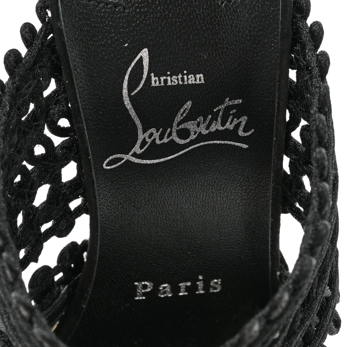 Rete Macrame Deia 100 Mule Sandals 38 Black