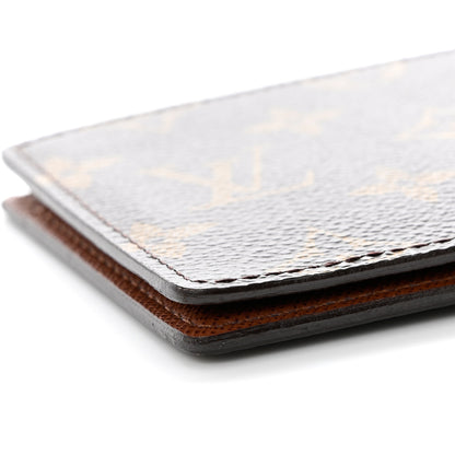Louis Vuitton Monogram Mens Porte-Billets 3 Card Billfold Wallet 10 of 11