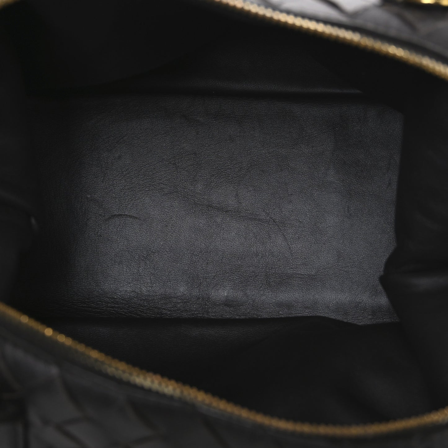 Nappa Intrecciato Bauletto Fondant