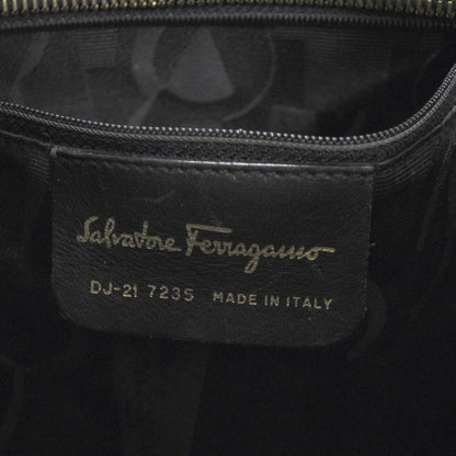 FASHIONPHILE SALVATOREFERRAGAMOLeatherGanciniShoulderBagBlack 9 of 9