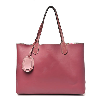 Gucci GG Supreme Monogram Blooms Medium Reversible Tote Beige Multicolor Dry Rose 3 of 15