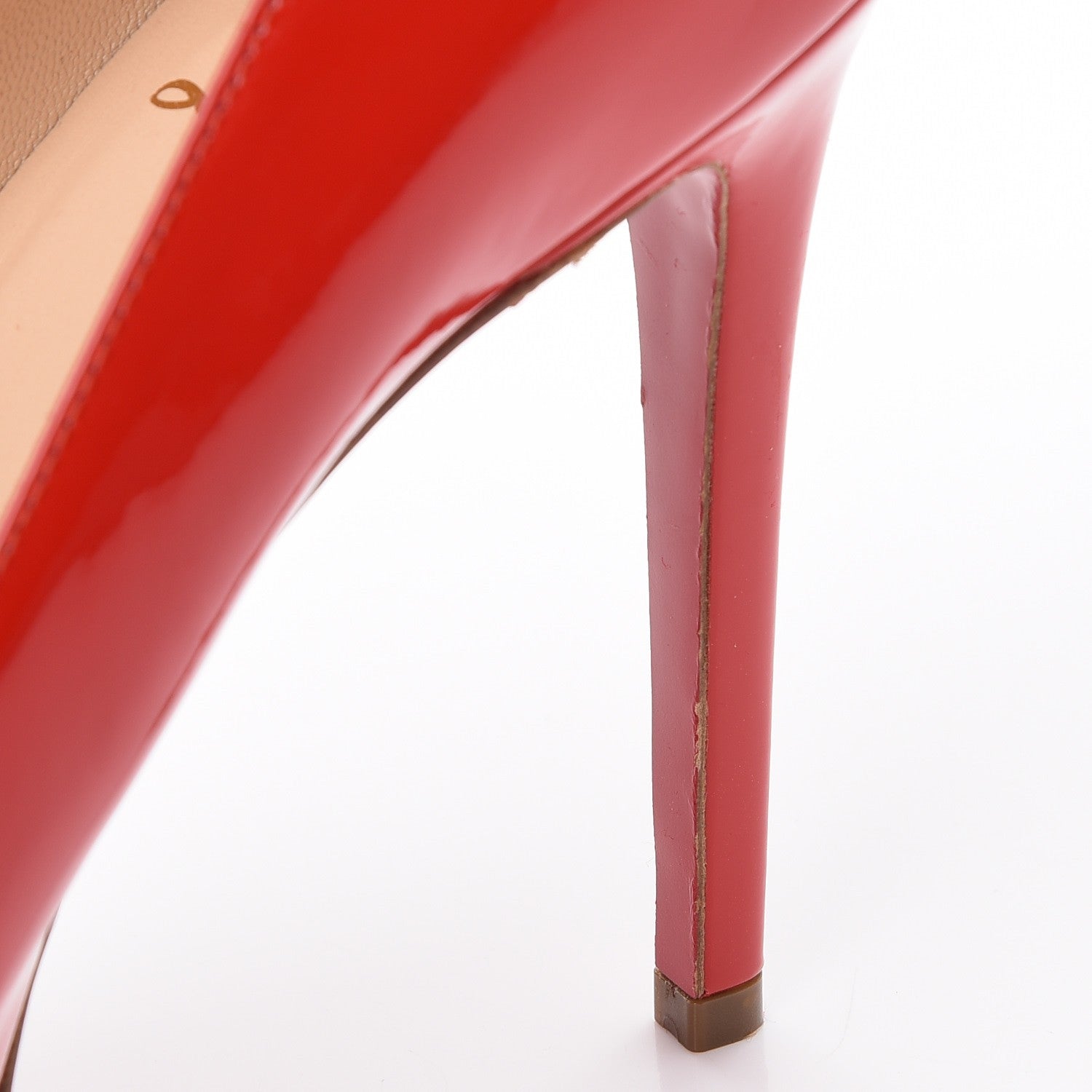 Christian Louboutin Patent New Simple 120 Pumps 38.5 Red 23 of 25