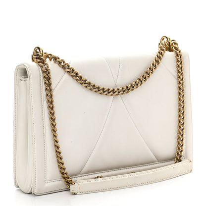 Dolce & Gabbana Calfskin Large Devotion Bag White 3 of 18