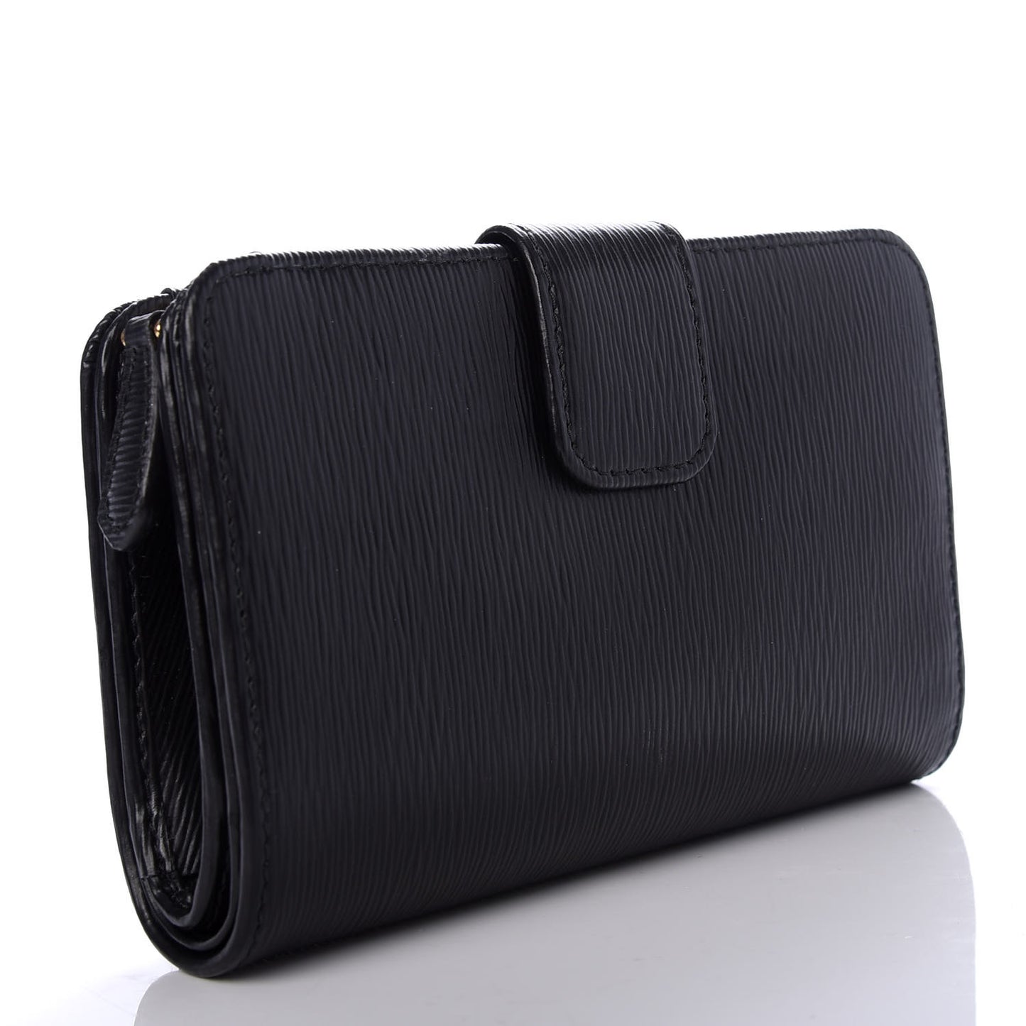 Vitello Move Compact Wallet Black Lacca