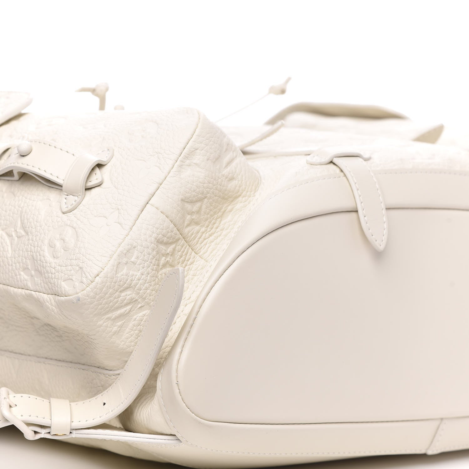 Louis Vuitton Taurillon Monogram Christopher GM Backpack White 7 of 8