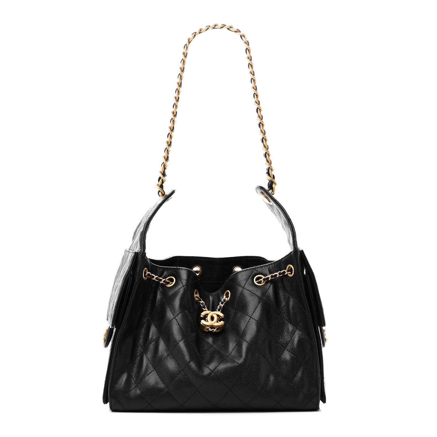 Chanel Caviar Quilted Small Chanel 25 Handbag Black 1 of 10