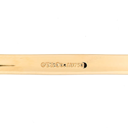 Tiffany 18K Yellow Gold 1837 Bar Pendant Necklace 4 of 4