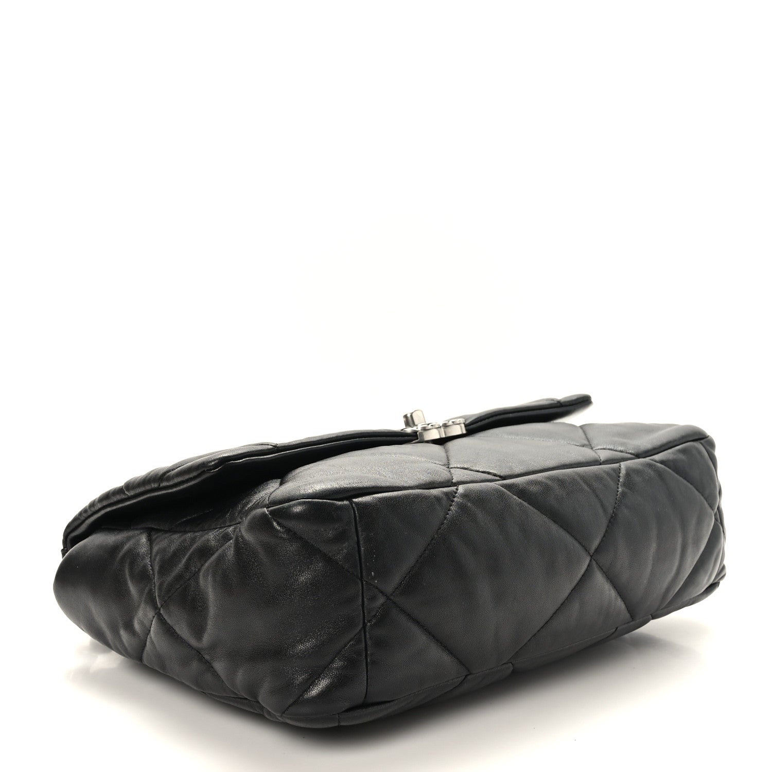Chanel Lambskin Quilted Large Chanel 19 Flap Black 4 of 10