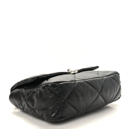 Chanel Lambskin Quilted Large Chanel 19 Flap Black 4 of 10